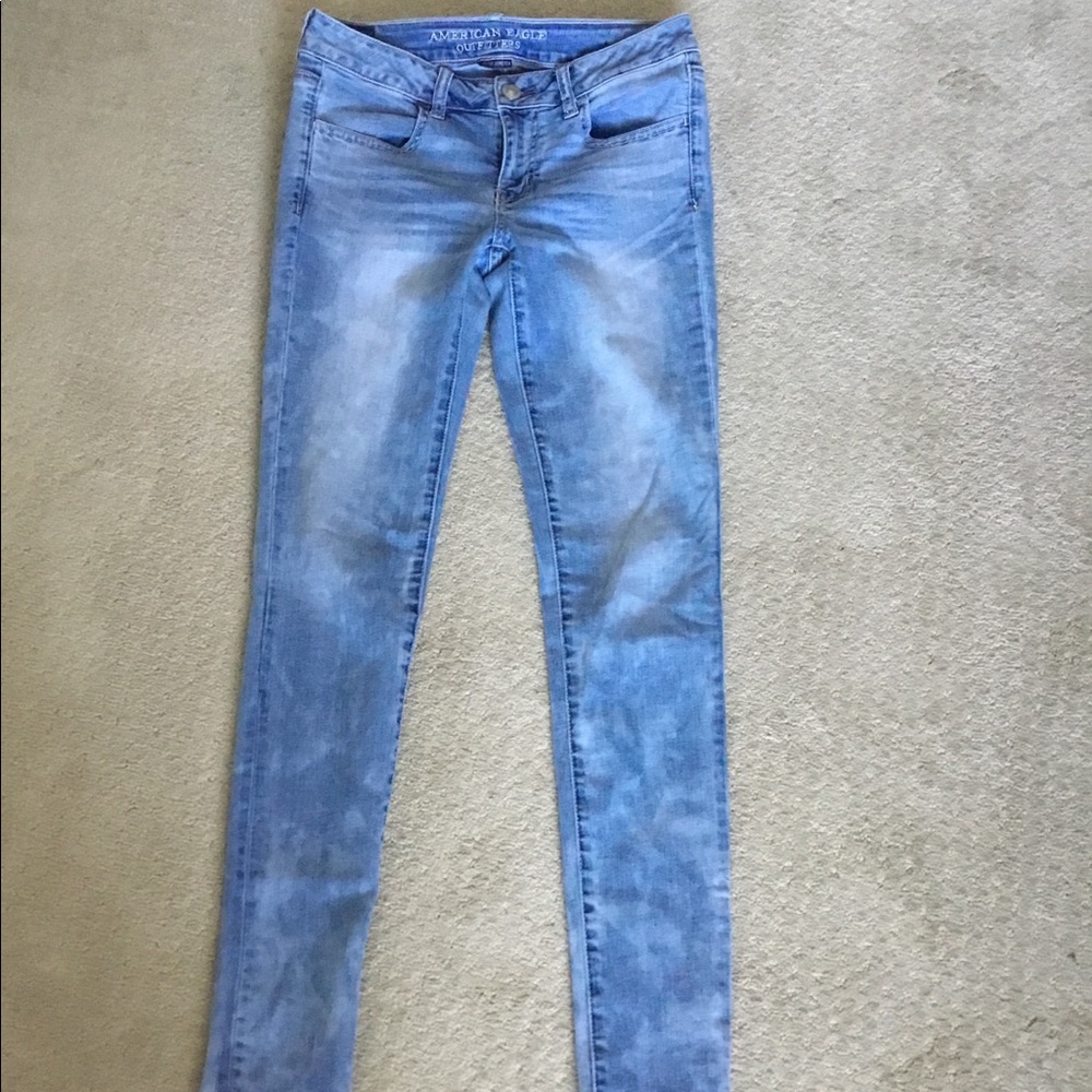 American Eagle Acid Wash Skinny Jeans